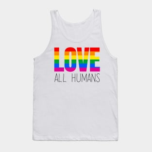 LGBT Pride Rainbow Love LGBTQ Pride Allyship Tank Top